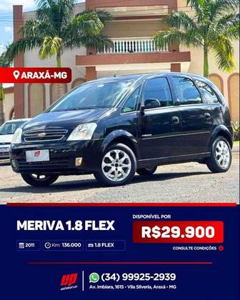 CHEVROLET MERIVA 1.8 MPFI EXPRESSION 8V FLEX 4P AUTOMATIZADO